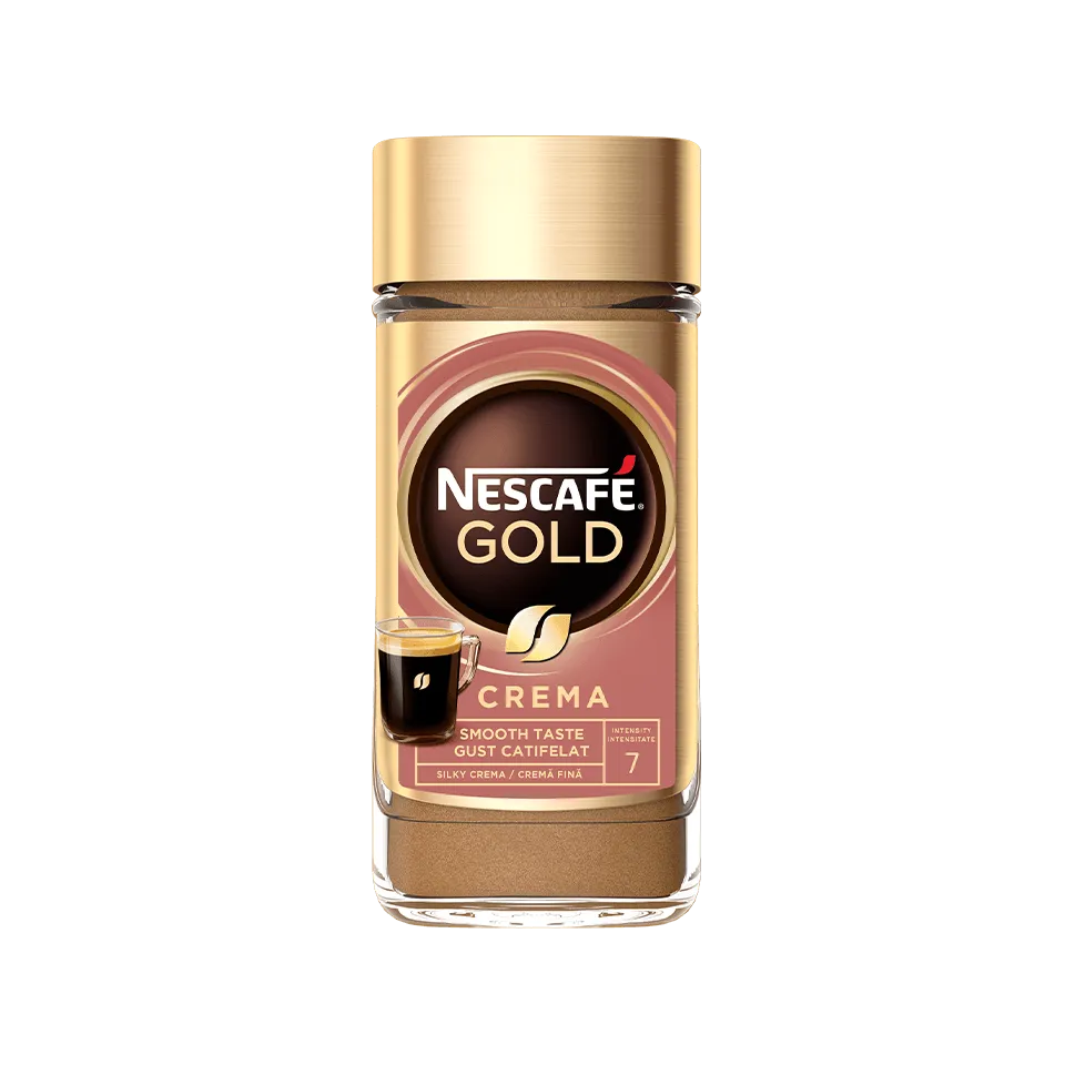 Nescafé Gold crema coffee