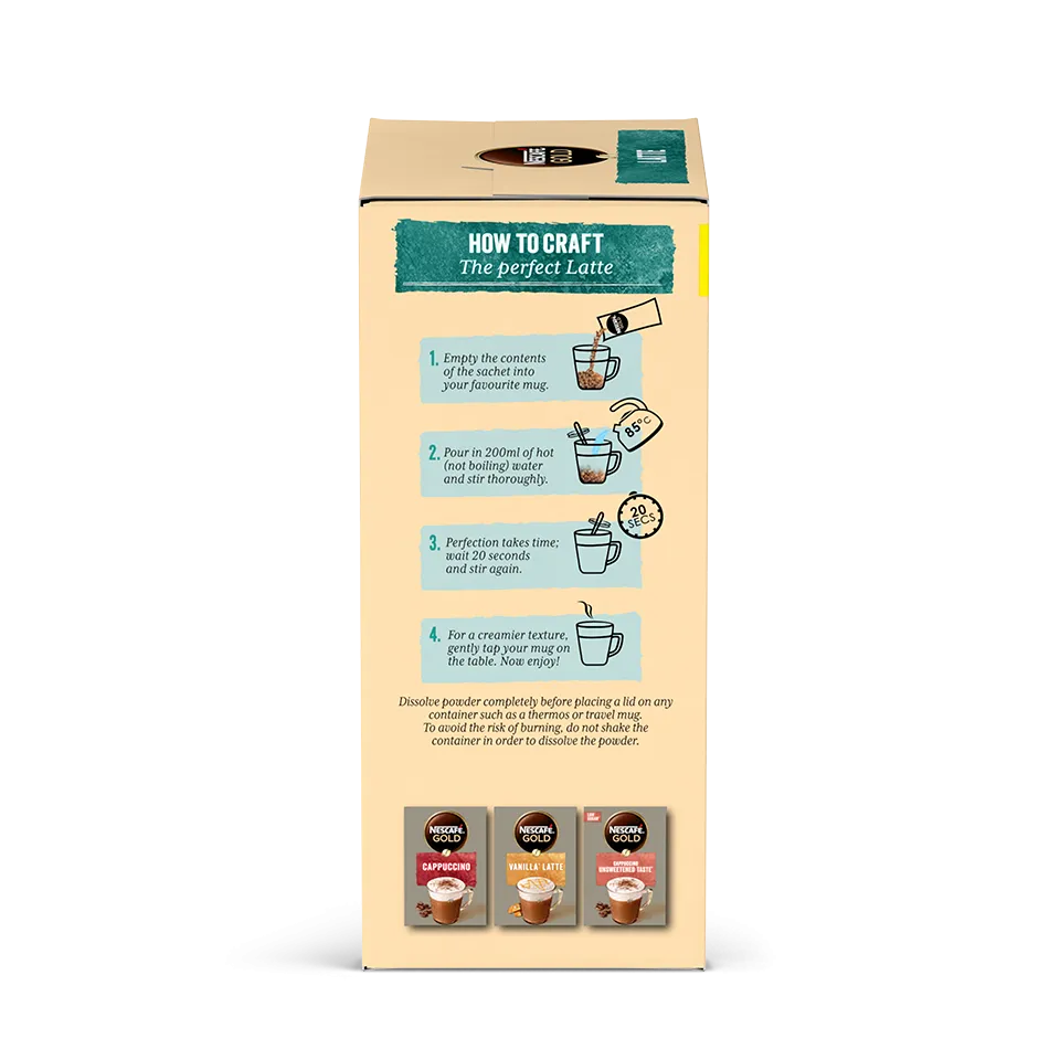 Nescafé Gold latte coffee