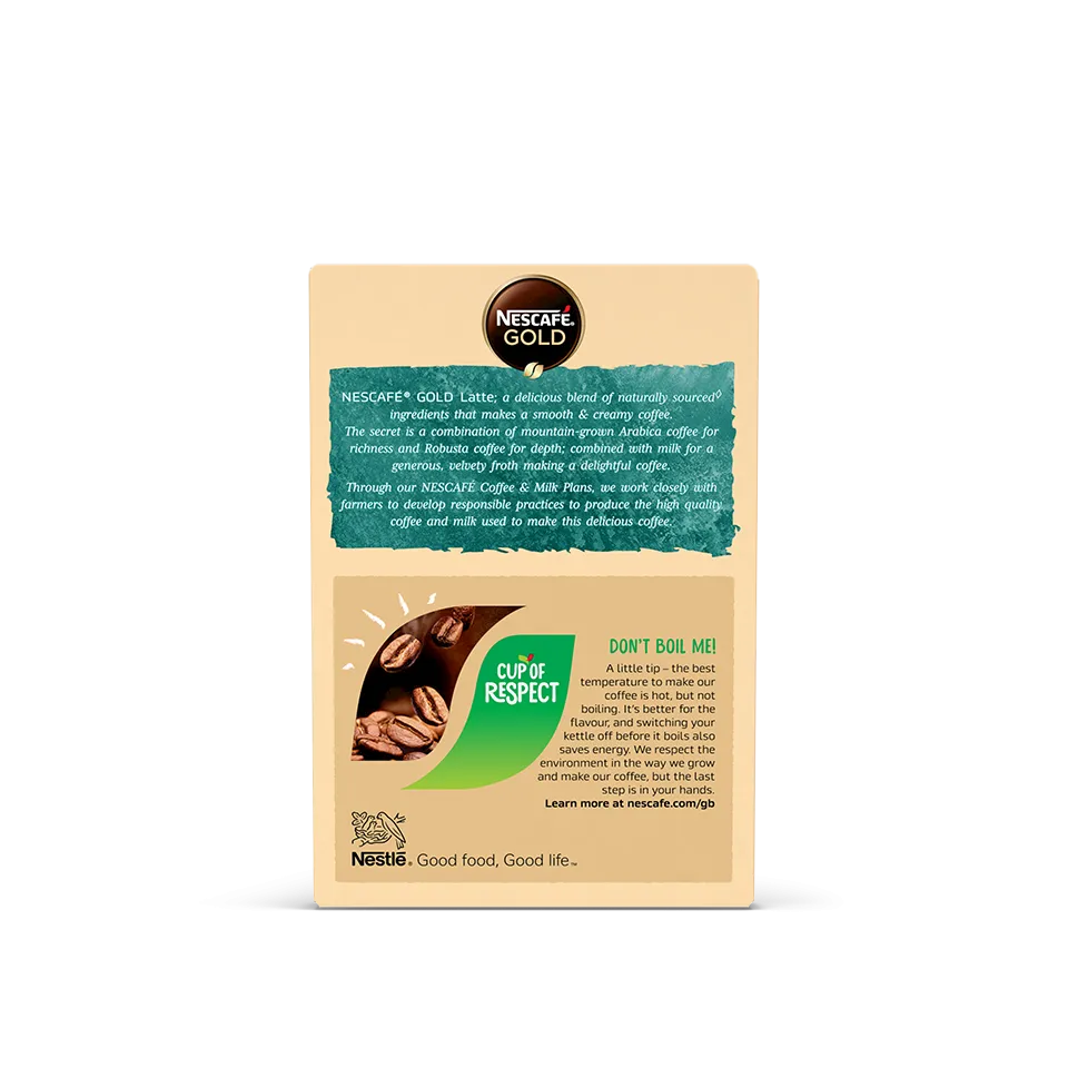Nescafé Gold latte coffee