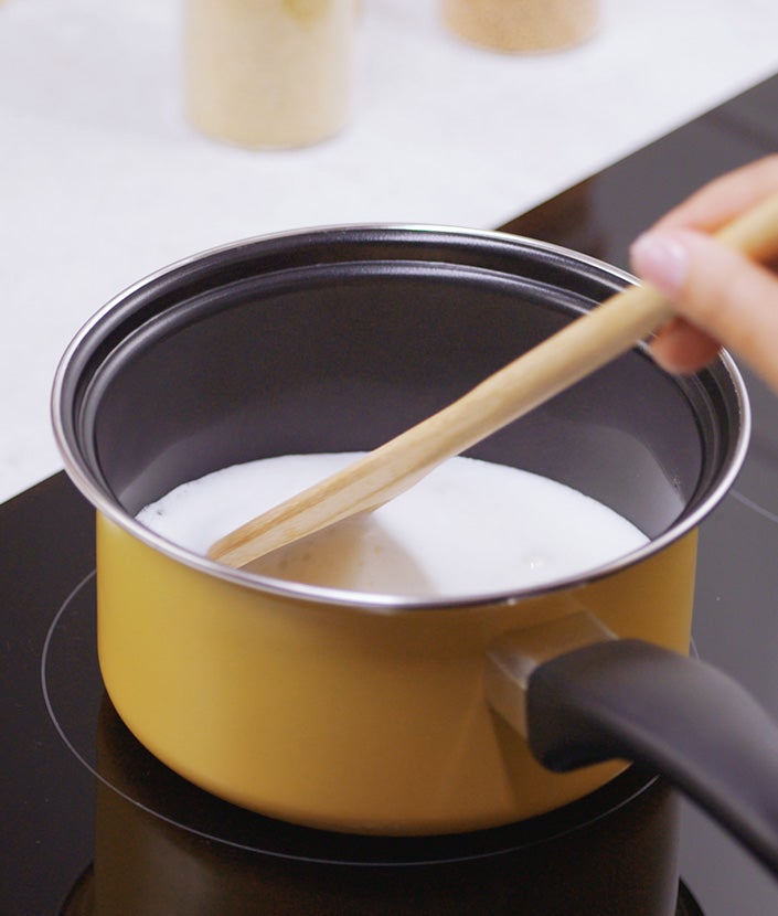 Vanilkové sójové Latte krok 2
