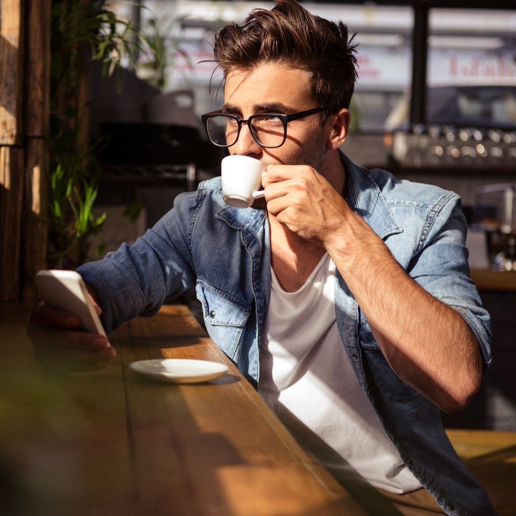 strong cappuccino coffee