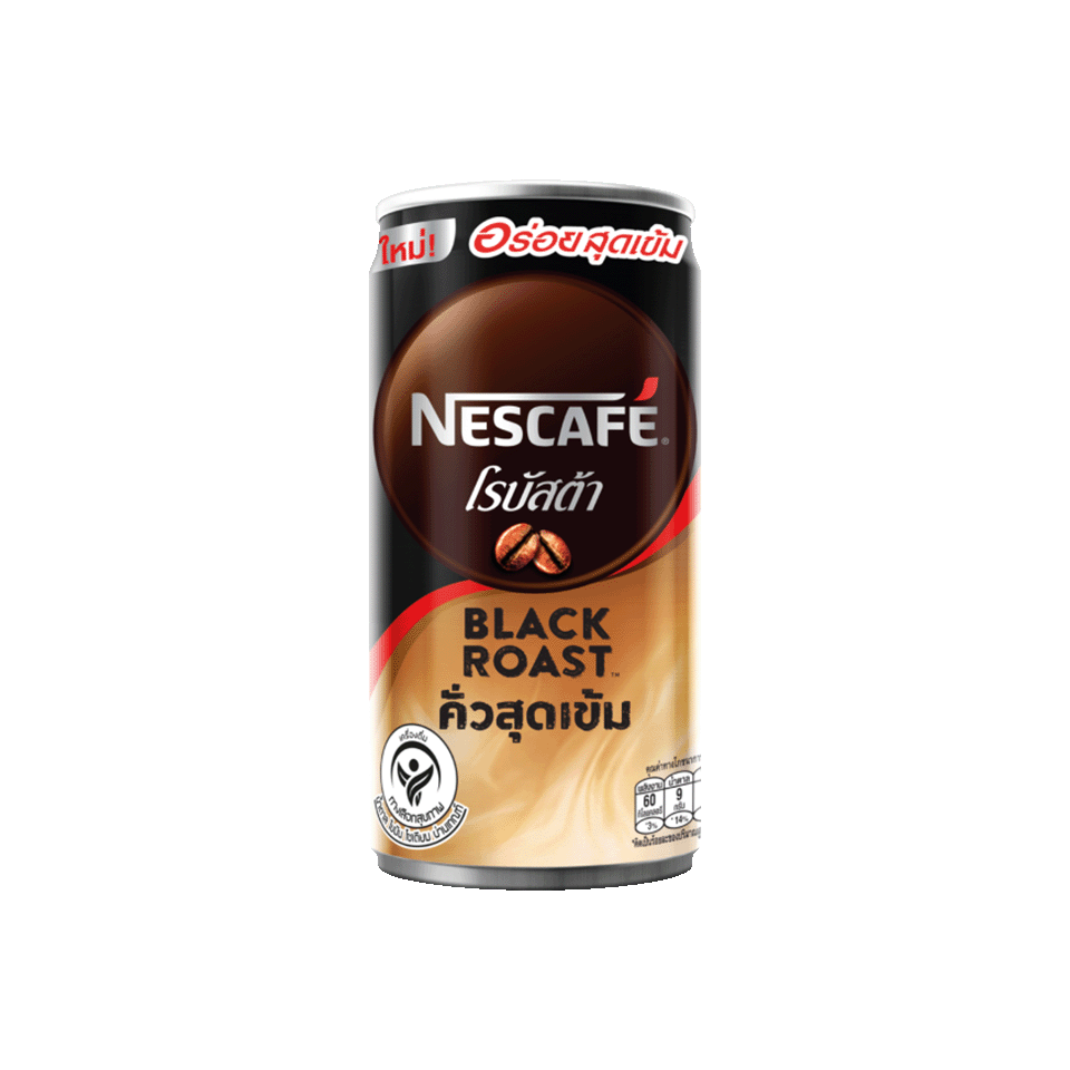 เนสกาแฟกระป๋อง โรบัสต้า แบล็คโรสต์