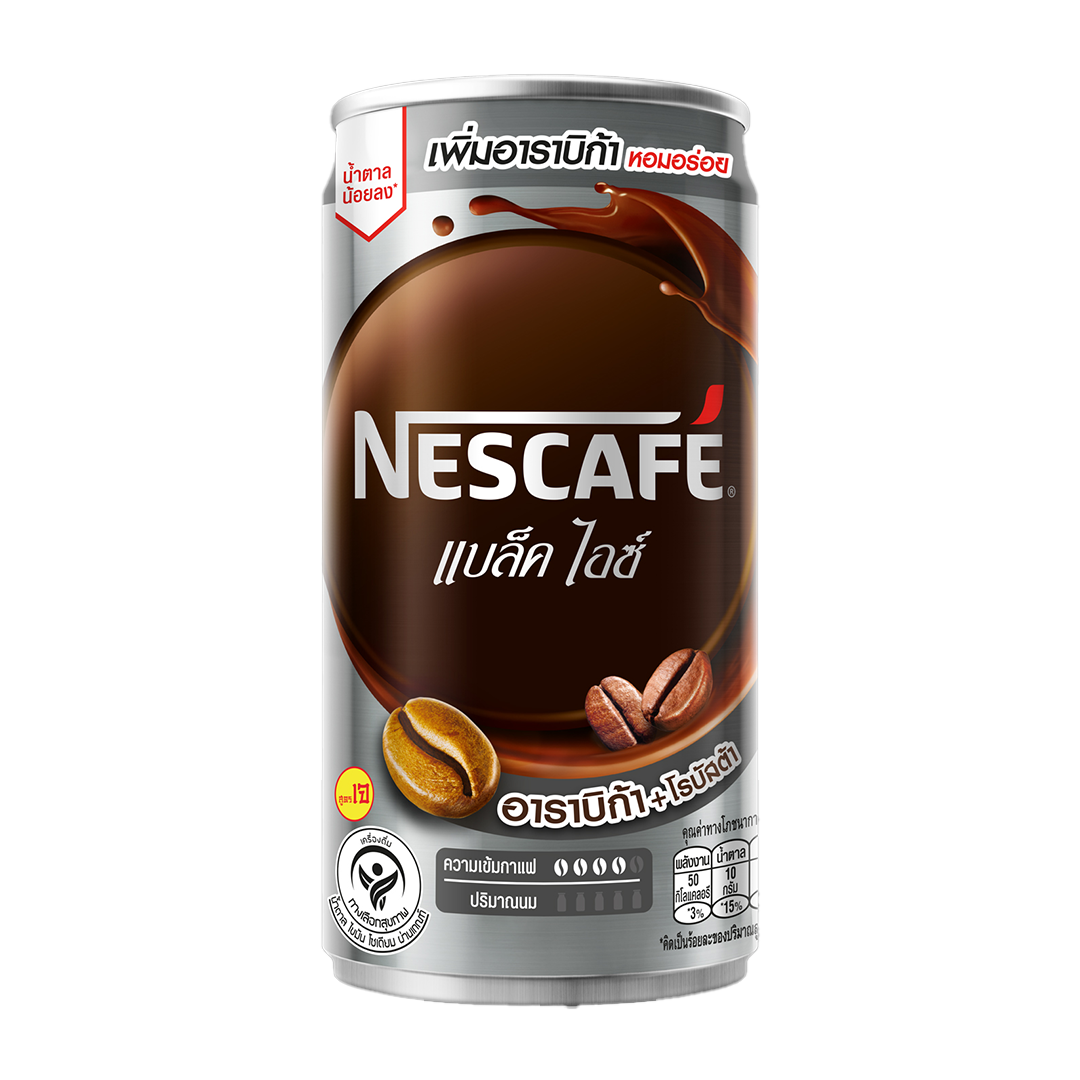 กาแฟปรุงสำเร็จพร้อมดื่ม เนสกาแฟ แบล็ค ไอซ์ เพิ่มอาราบิก้า