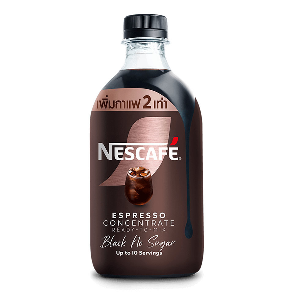 เนสกาแฟ เรดี้ทูมิกซ์ เอสเปรสโซเข้มข้นพร้อมชง สูตรไม่มีน้ำตาล