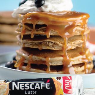 NESCAFÉ Latte Pancake Caramel Coffee Recipe | NESCAFÉ Thailand