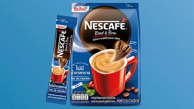 เนสกาแฟ เบลนด์แอนด์บรู สูตรไม่มีน้ำตาลทราย