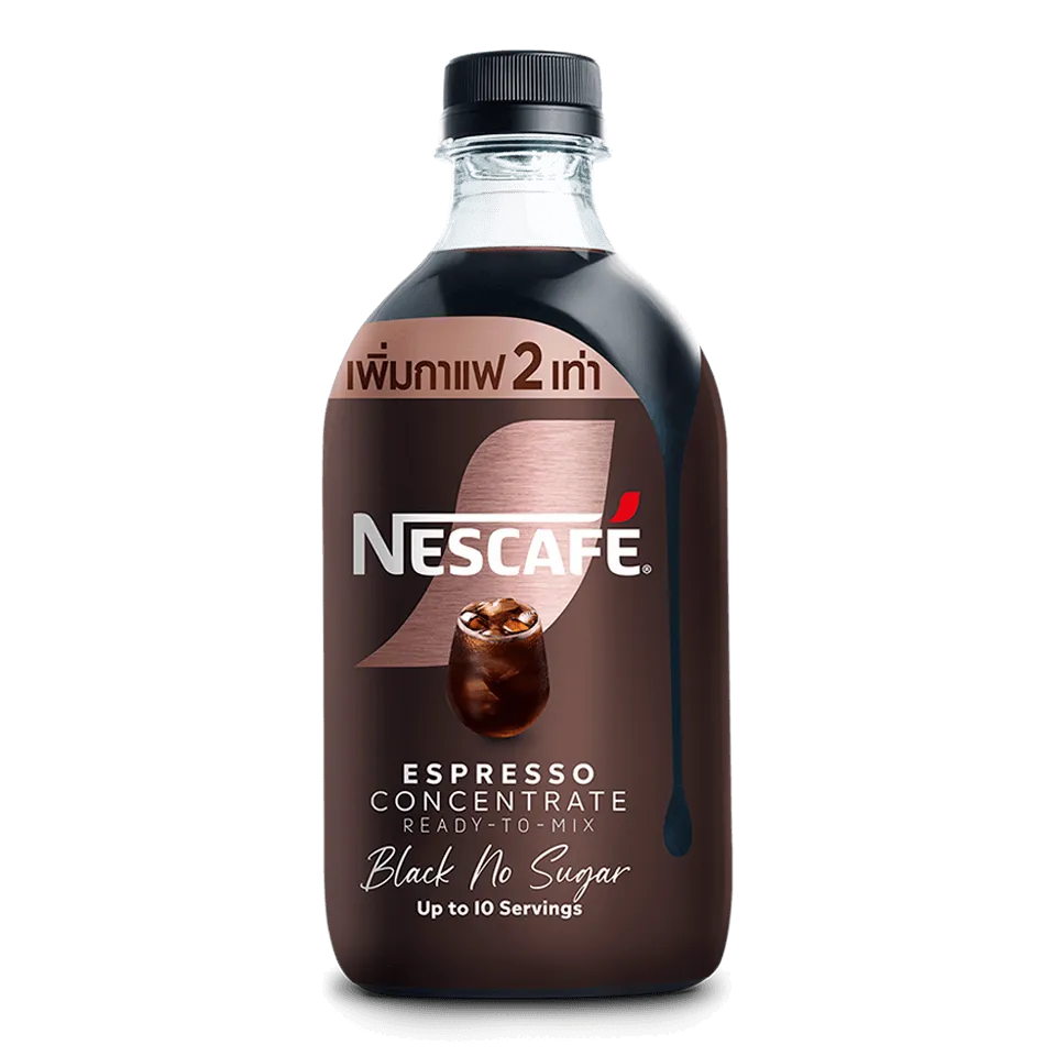 เนสกาแฟ เรดี้ทูมิกซ์ เอสเปรสโซเข้มข้นพร้อมชง สูตรไม่มีน้ำตาล