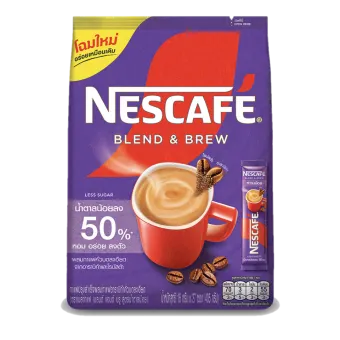 เนสกาแฟ เบลนด์ แอนด์ บรู สูตรน้ำตาลน้อย