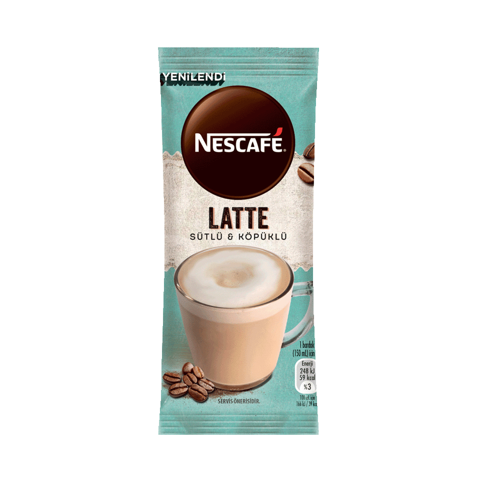 Nescafé latte kahvesi