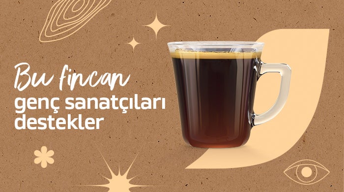 Bu fincan genç sanatçıları destekler