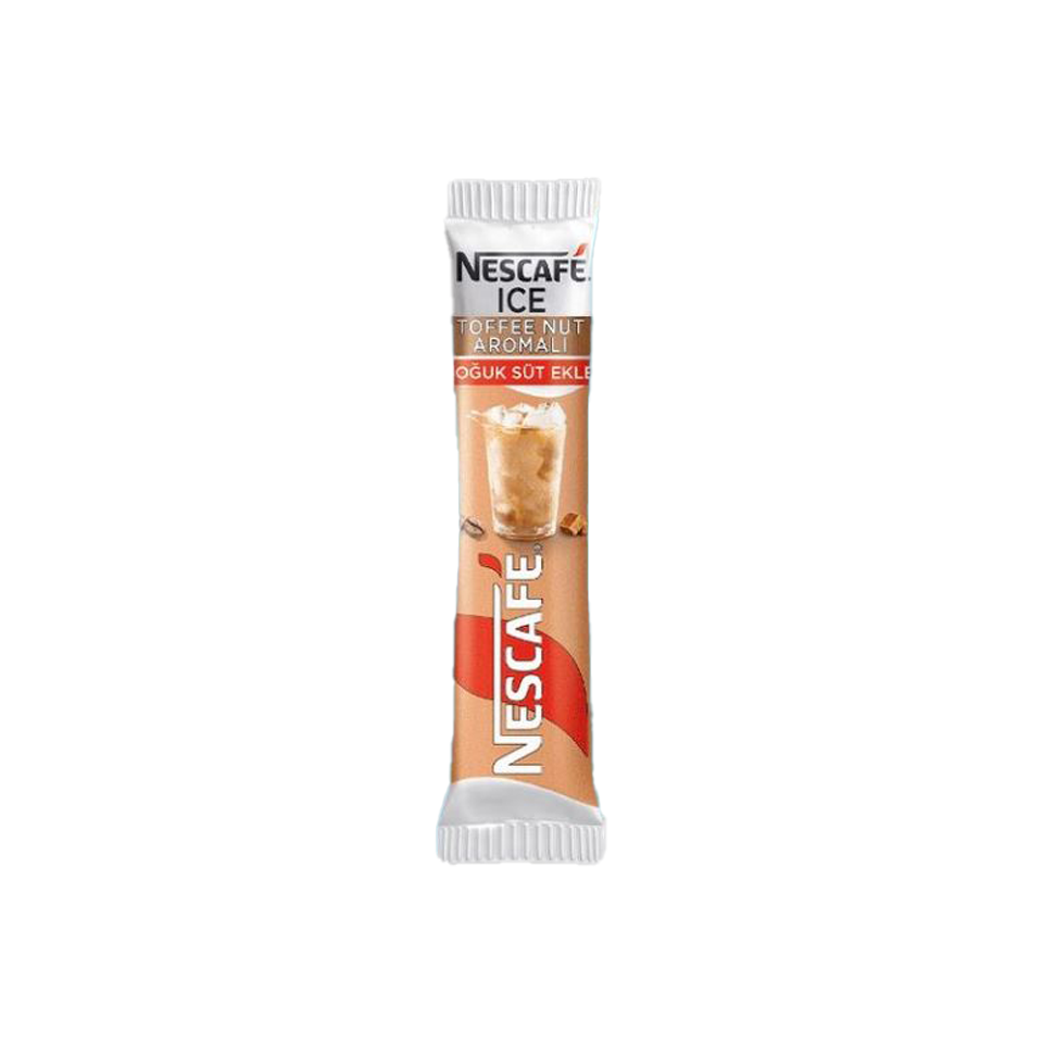 Yeni Nescafé ice toffee nut aromalı, buzlu kahve karışımı, 
