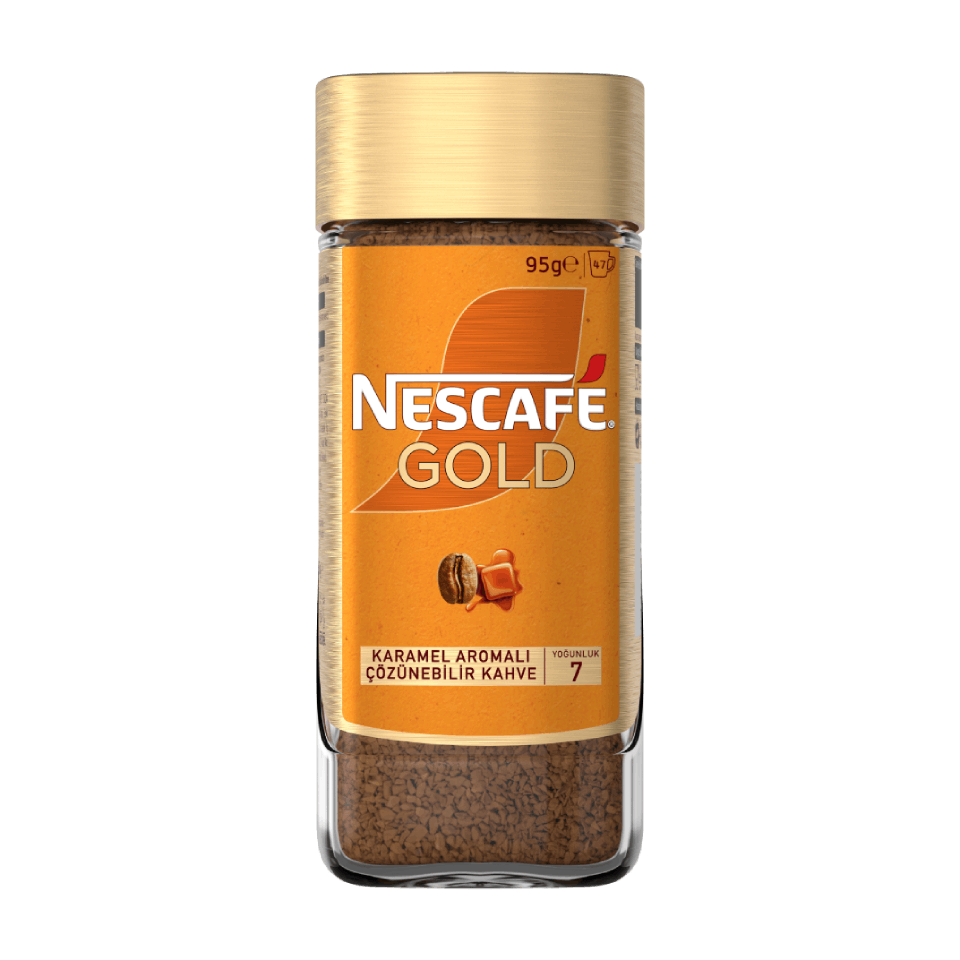 Nescafé GOLD Karamel Aromalı
