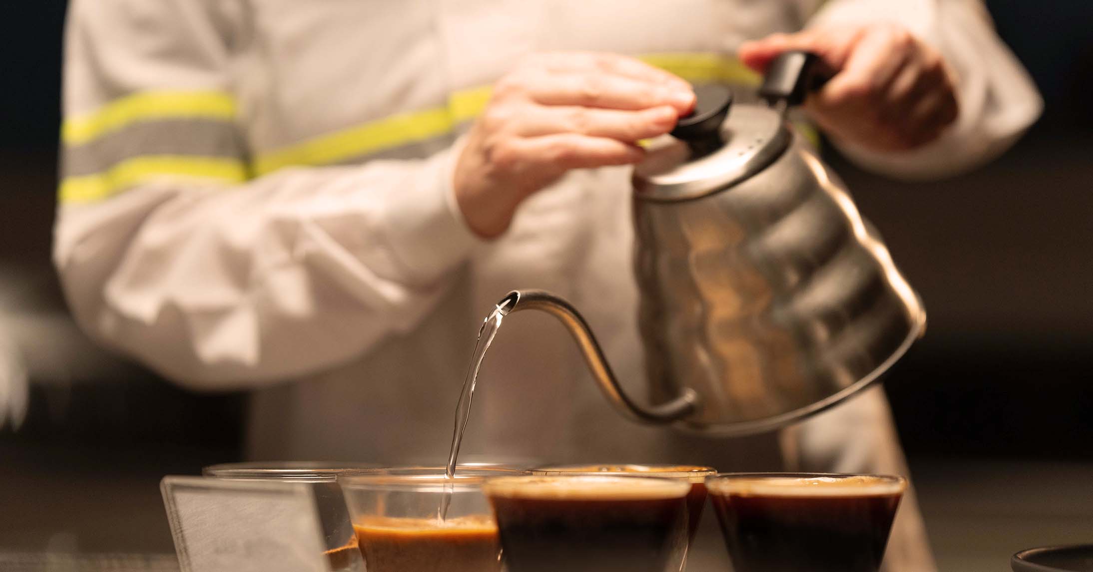 yeni kahve test etmek