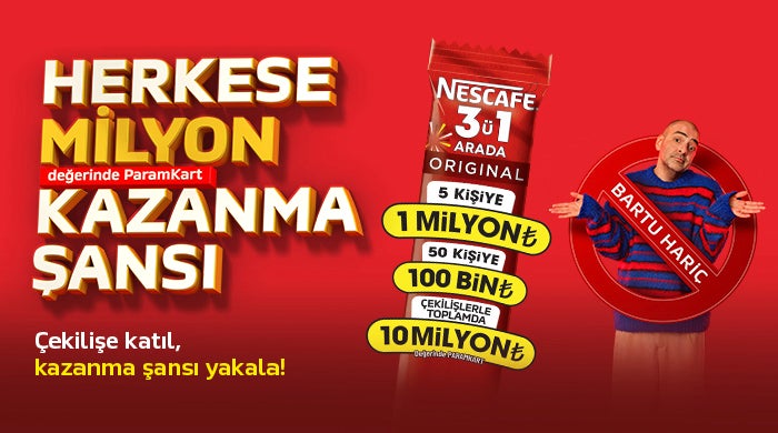 Nescafé 3ü1 Arada Ulusal Promosyon Kampanyası