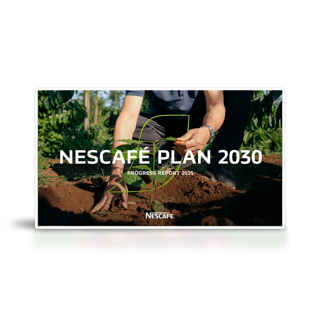 NESCAFÉ Plan 2030’u temsil eden kahve kirazları