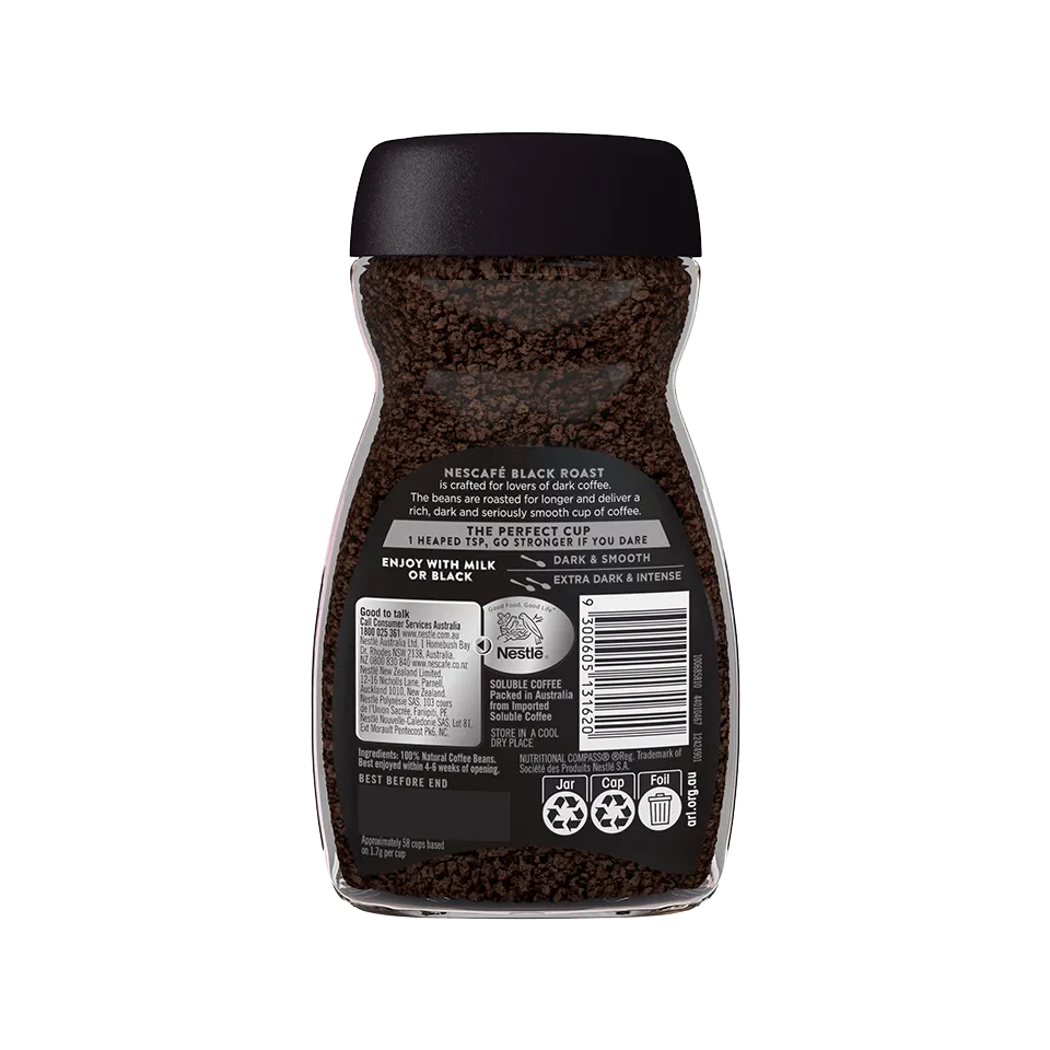 Nescafé black roast coffee
