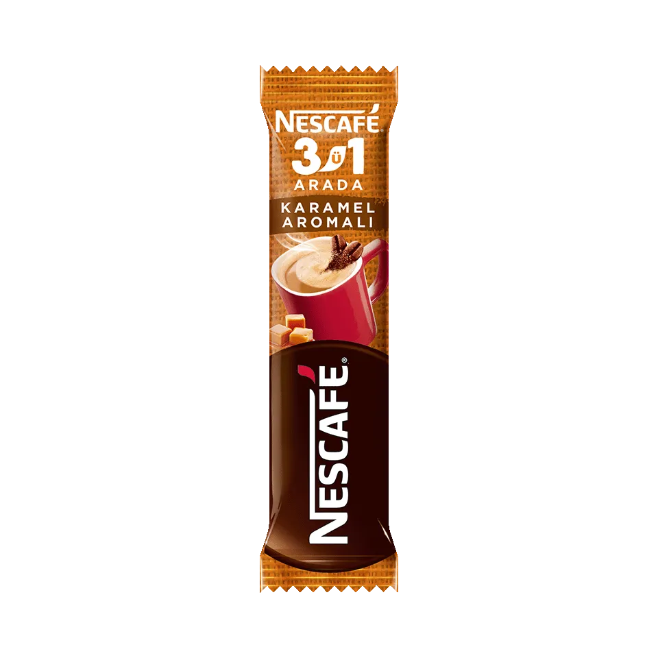 NESCAFÉ 3ü1 Arada Karamel Aromalı
