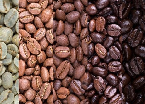 5 types of coffee roast