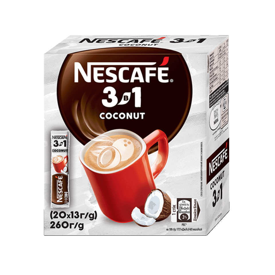 Карамельна кава Nescafé® 3в1 Карамель Крім | Nescafé® UA