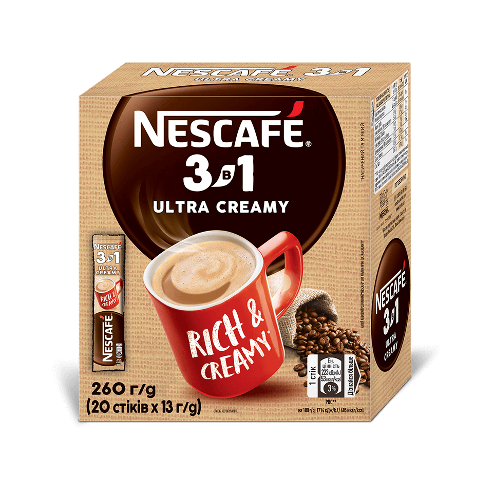 NESCAFÉ® 3в1 ніжна кава