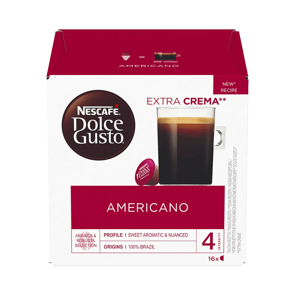 Капсули Дольче Густо Американо