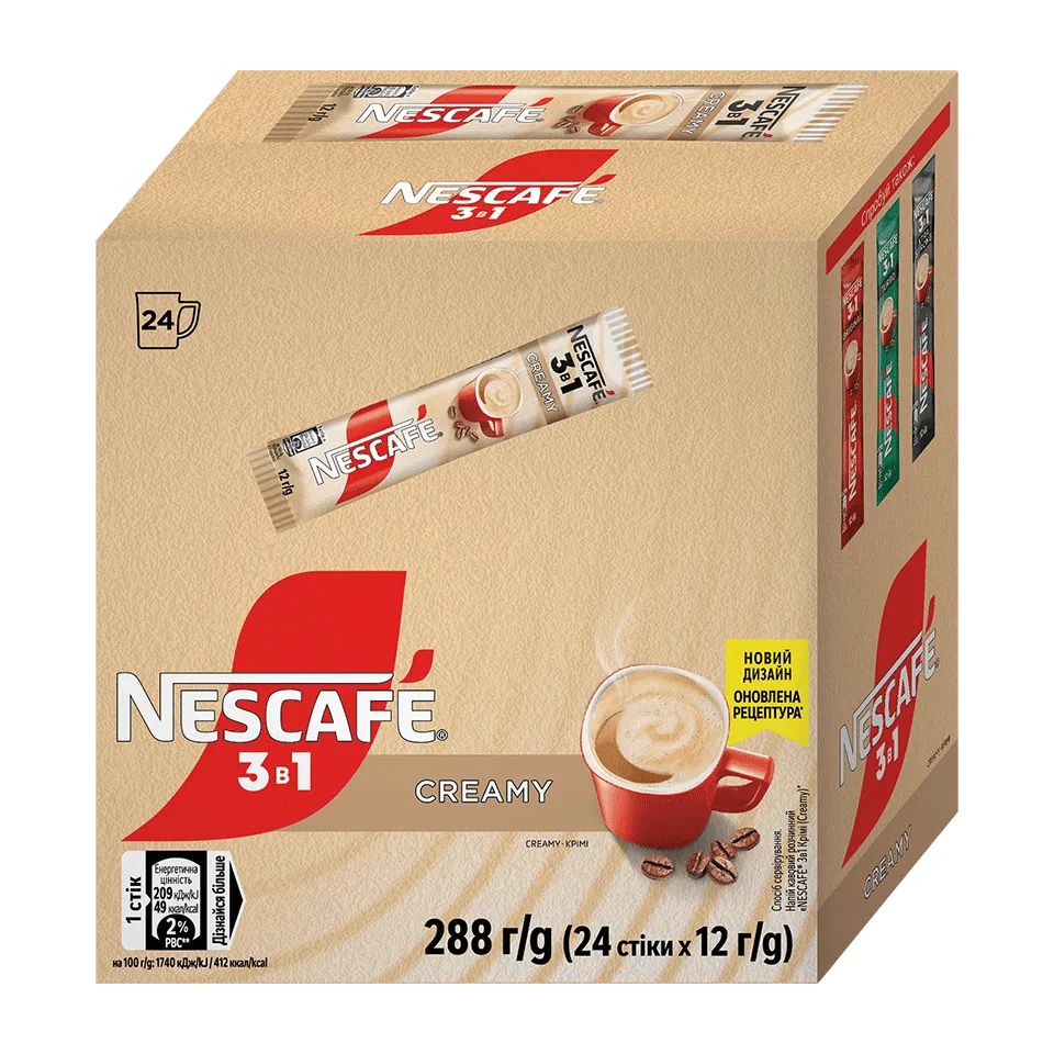 NESCAFÉ® 3в1 ніжна кава