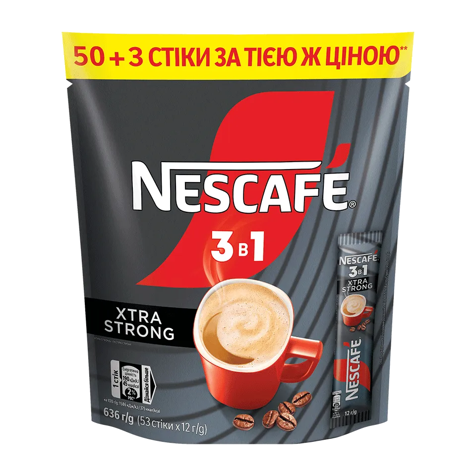 NESCAFÉ® 3в1 екстра міцна кава