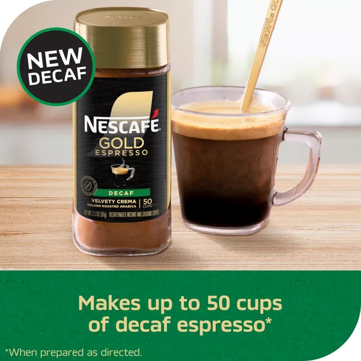 Gold Decaf Espresso Intense Instant Coffee