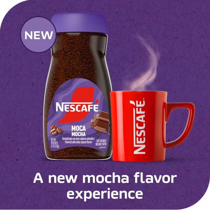 Café instantáneo sabor a moca