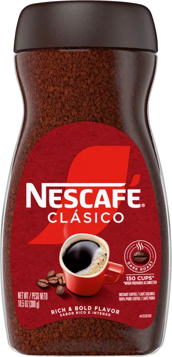 A red Nescafé© icon.