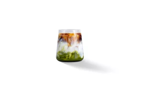 Matcha helado sucio