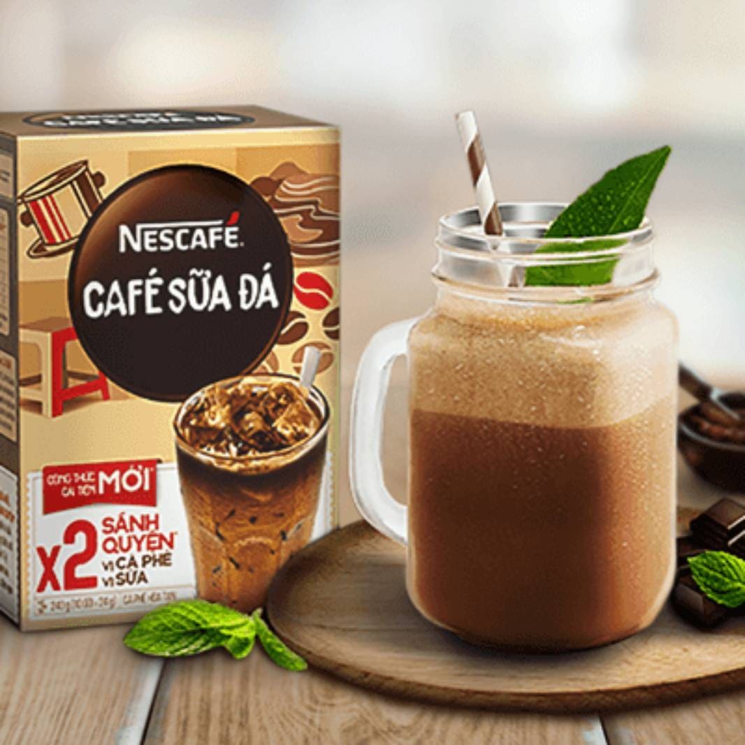 Cà Phê Sữa Bạc Hà Đá Xay