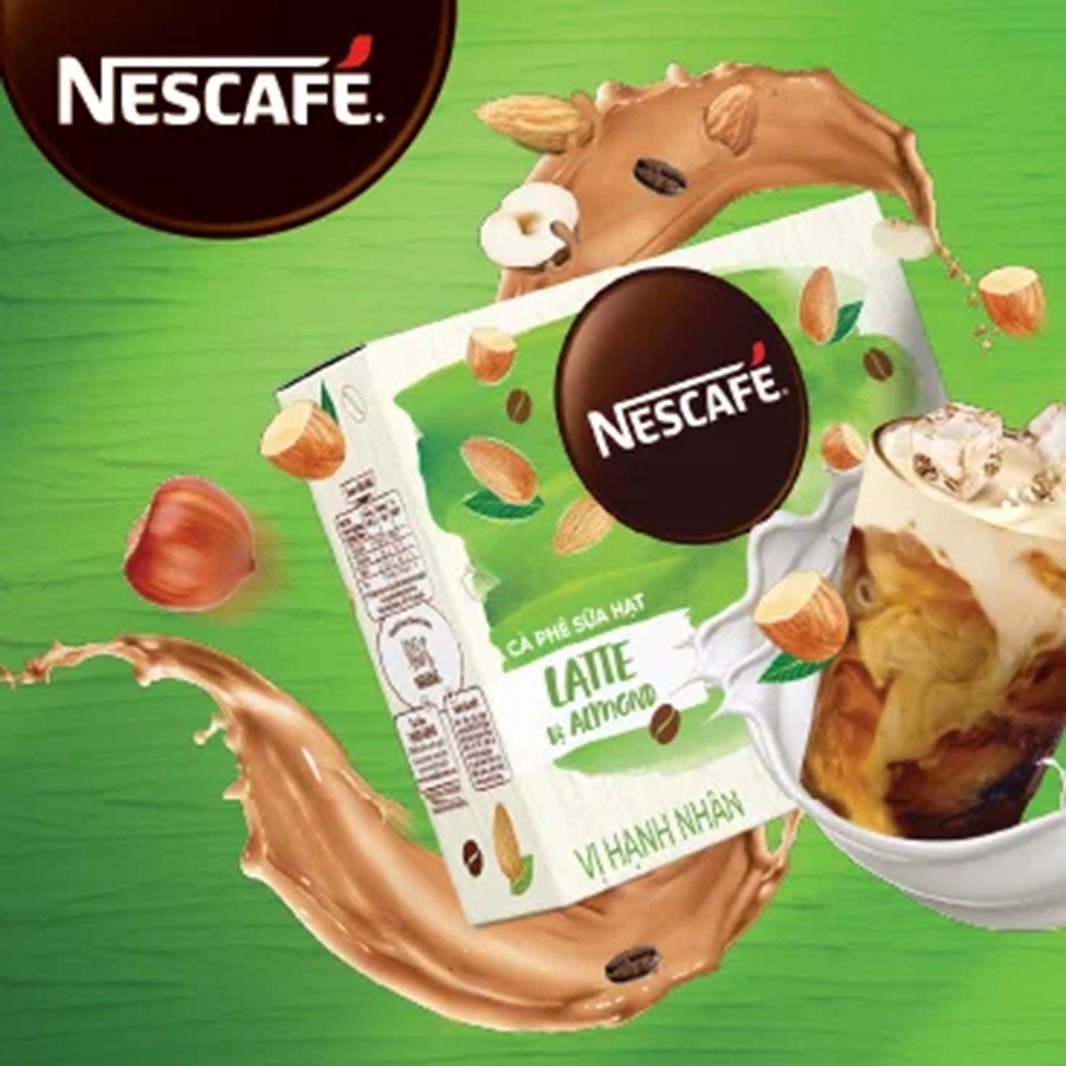 Thử ngay NESCAFÉ LATTE SỮA HẠT VỊ HẠNH NHÂN 