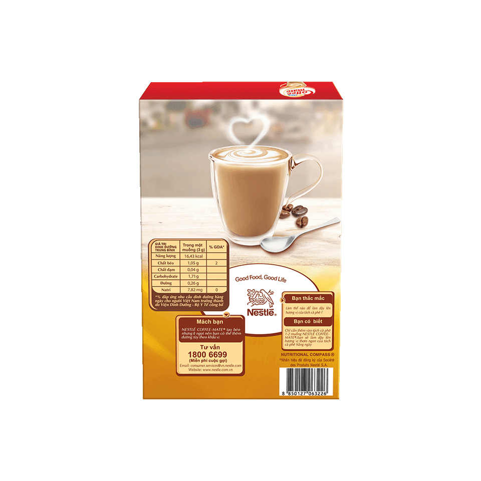 BỘT KEM PHA CÀ PHÊ NESTLÉ COFFEE MATE