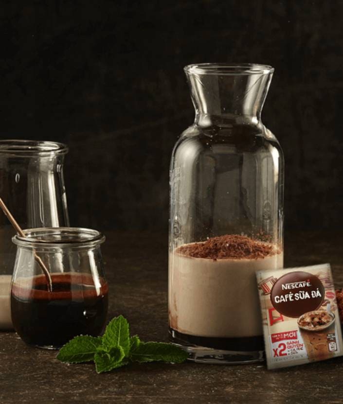 Cà Phê Sữa Bạc Hà Đá Xay