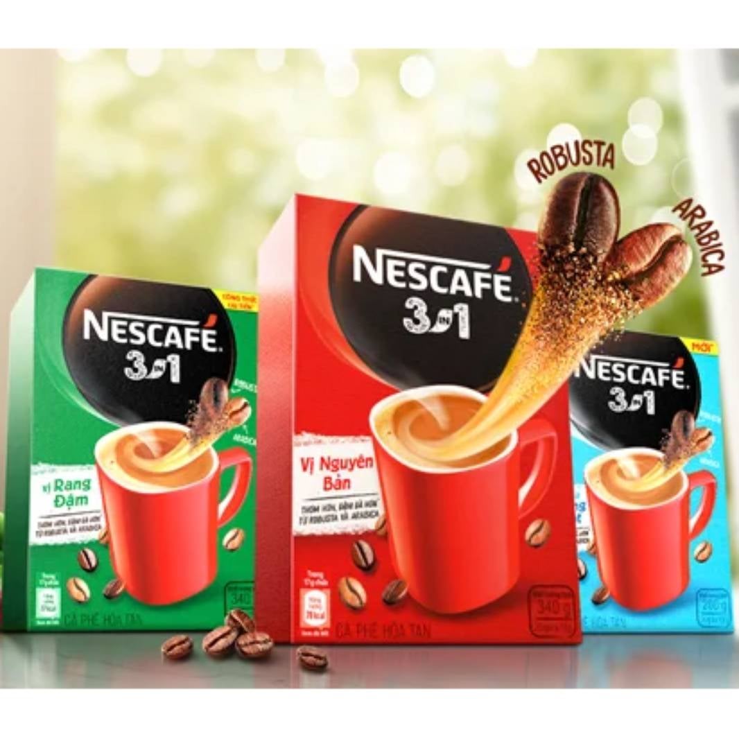 tận hưởng phút cà phê trọn vẹn cùng nescafé 3in1 mới!