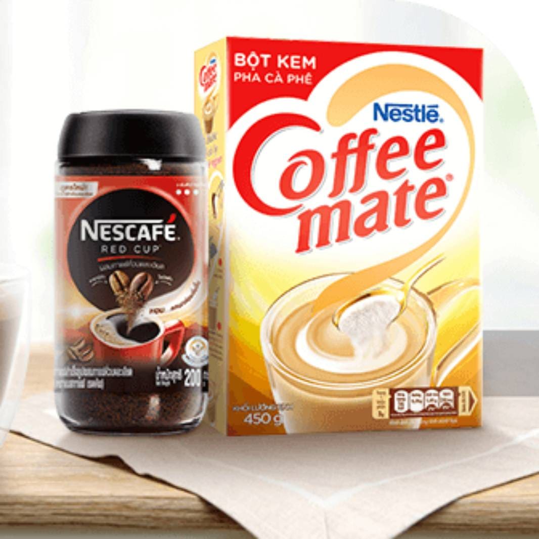 Uống cà phê đúng cách bạn thích với NESCAFÉ Red Cup kết hợp Coffee Mate nhé!