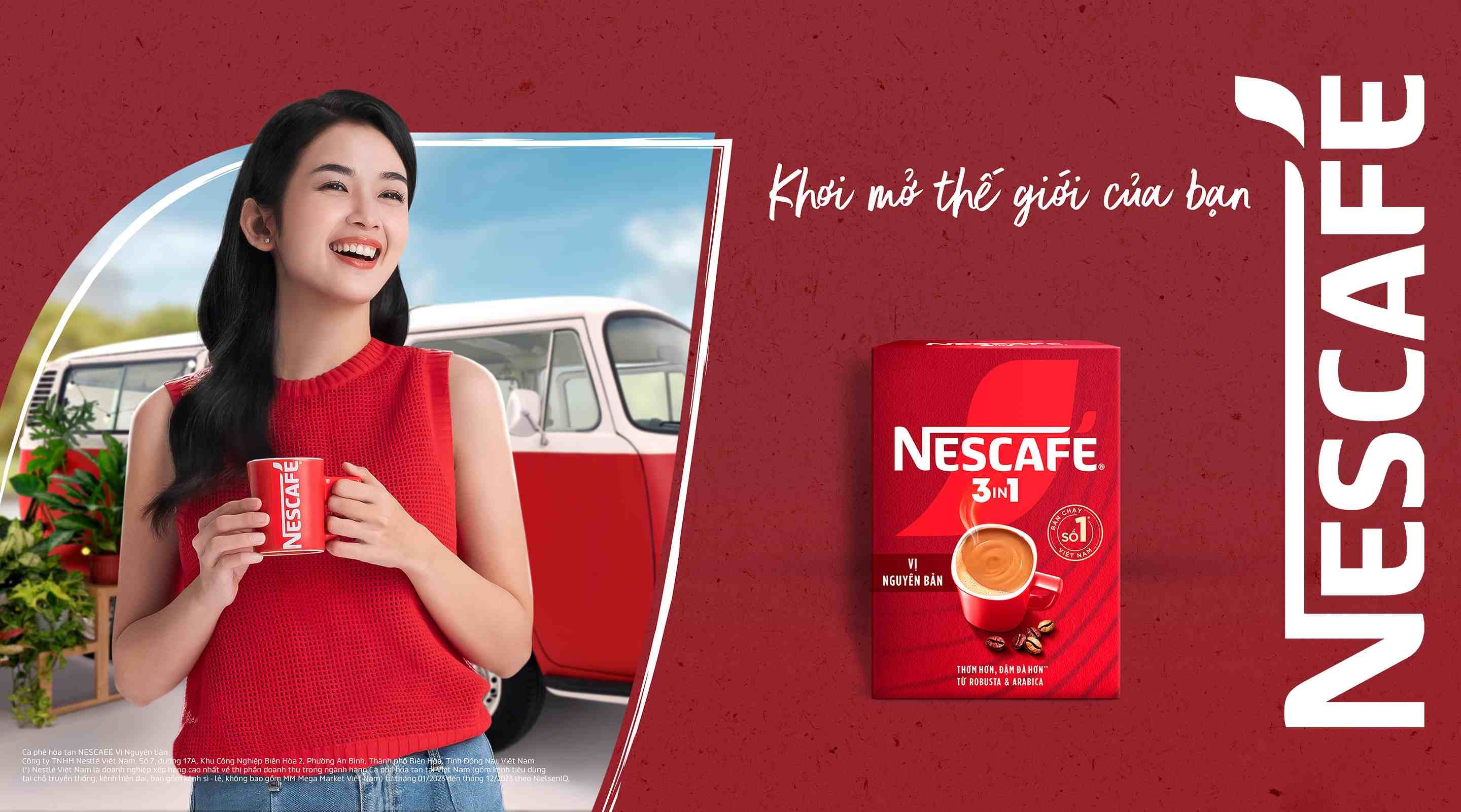 CÀ PHÊ HÒA TAN NESCAFÉ 3IN1 TỪ ROBUSTA VÀ ARABICA