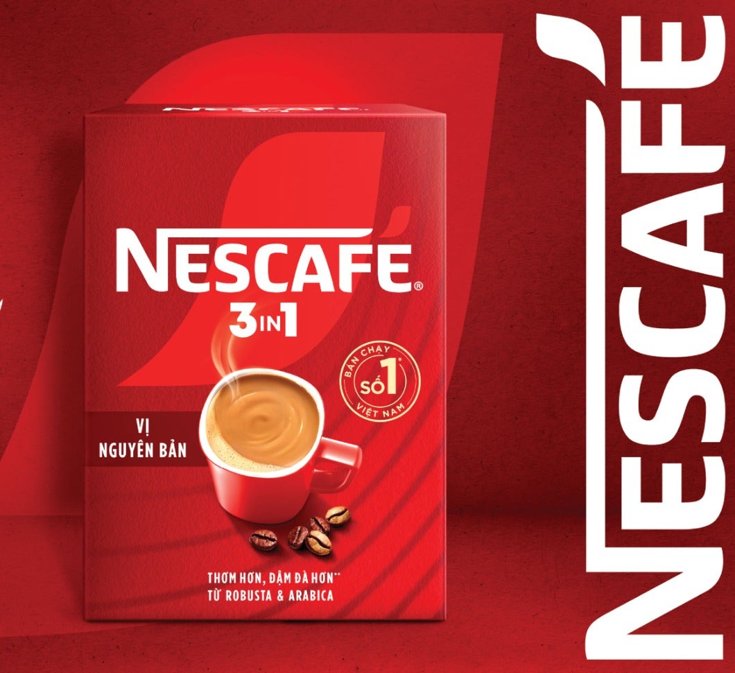  phê hòa tan nescafé 3in1 từ robusta và arabica