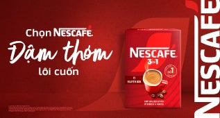 NESCAFÉ 3in1 Vị Nguyên Bản​. Chọn NESCAFÉ Đậm thơm lôi cuốn