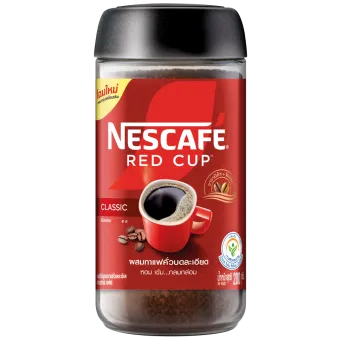 *Cà phê hòa tan kết hợp cà phê rang xay NESCAFÉ RED CUP