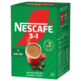 *Cà phê hòa tan Nescafé Vị Rang Đậm