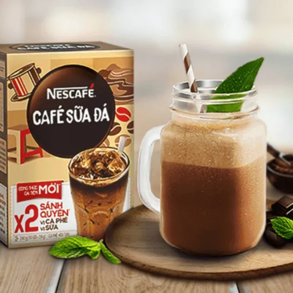 Cà Phê Sữa Bạc Hà Đá Xay