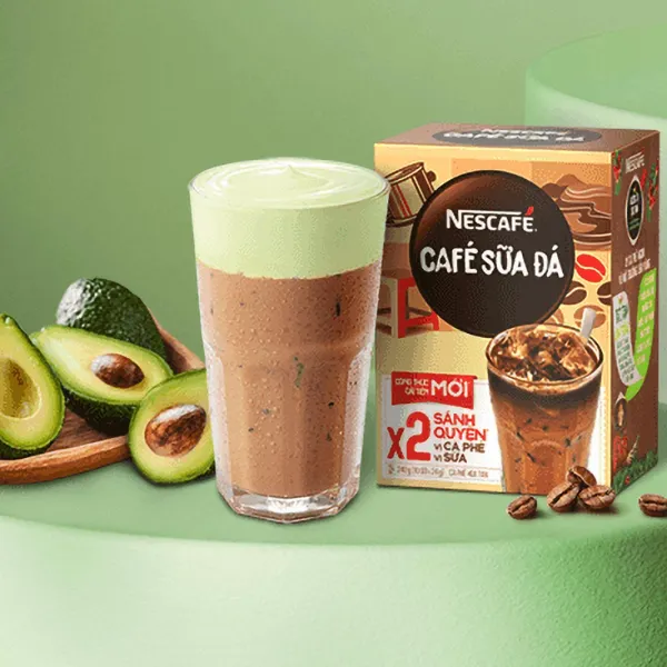 cà phê hòa tan nescafé sữa đá