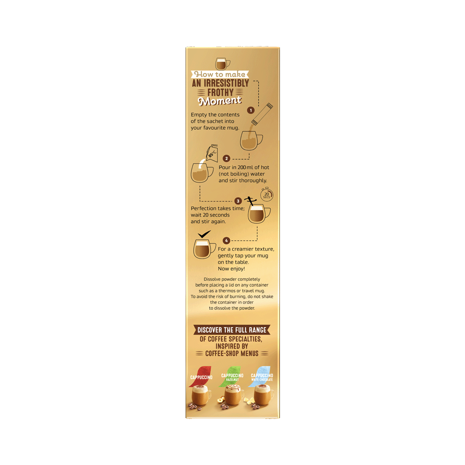 NESCAFÉ GOLD Cappuccino Reduced Sugar