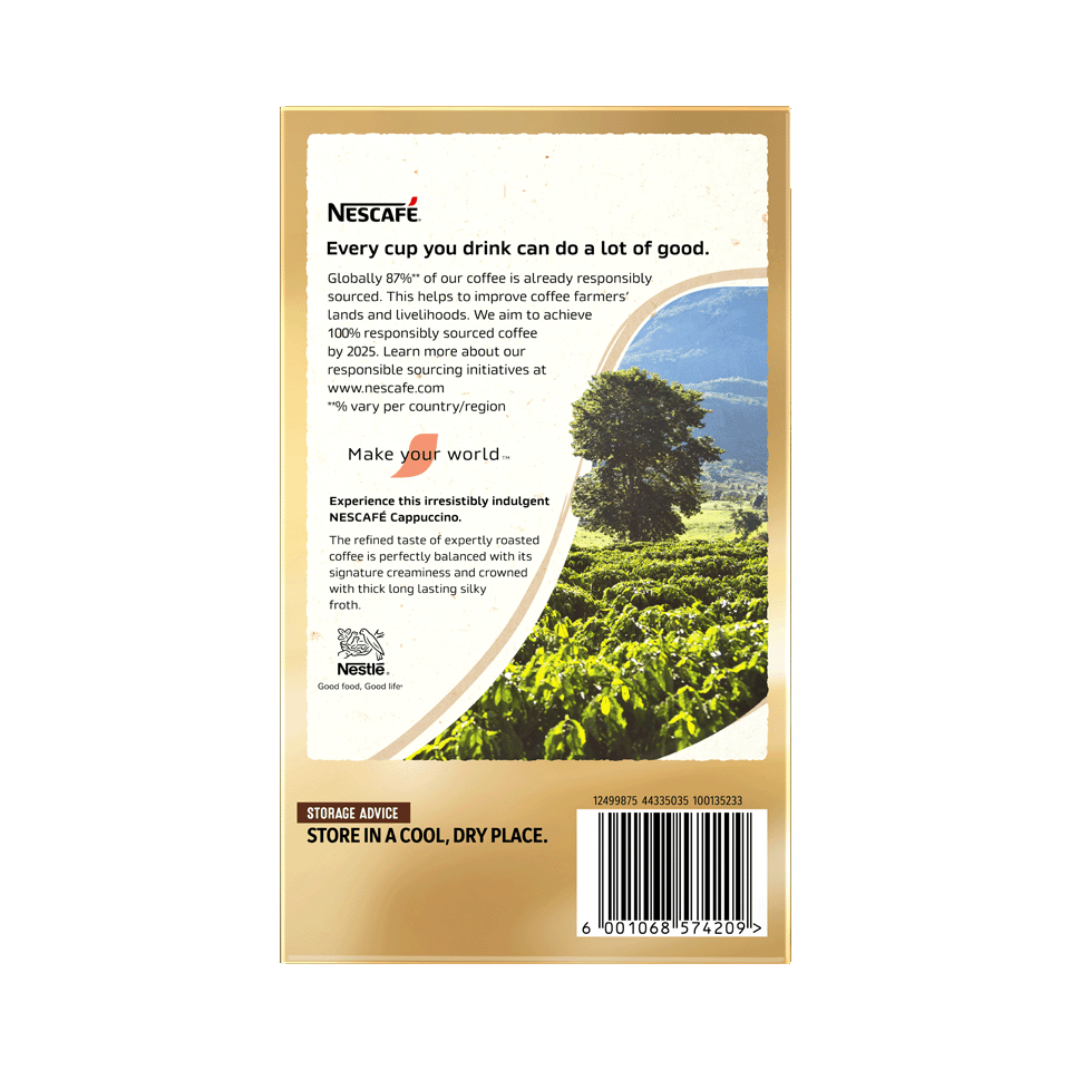 NESCAFÉ GOLD Cappuccino Reduced Sugar