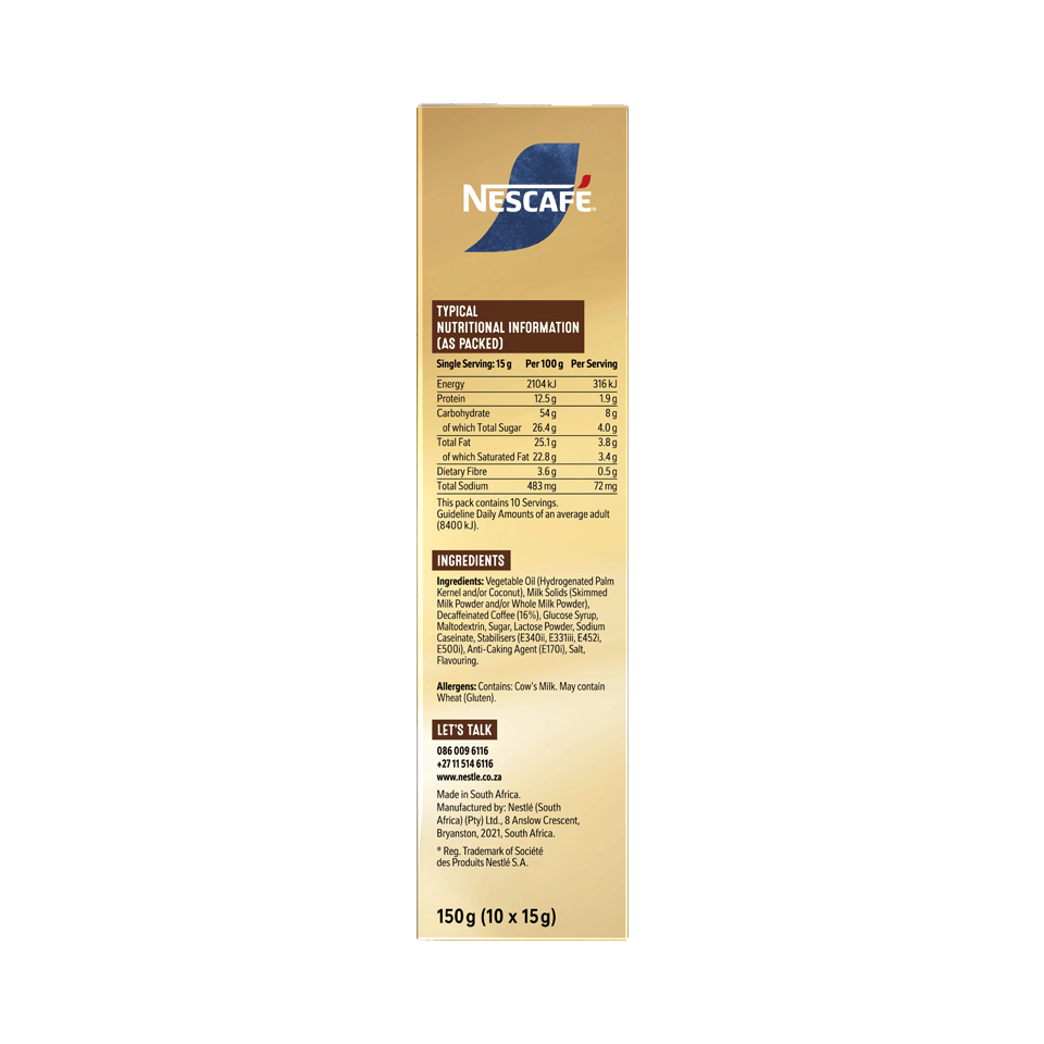 NESCAFÉ GOLD Cappuccino Decaf