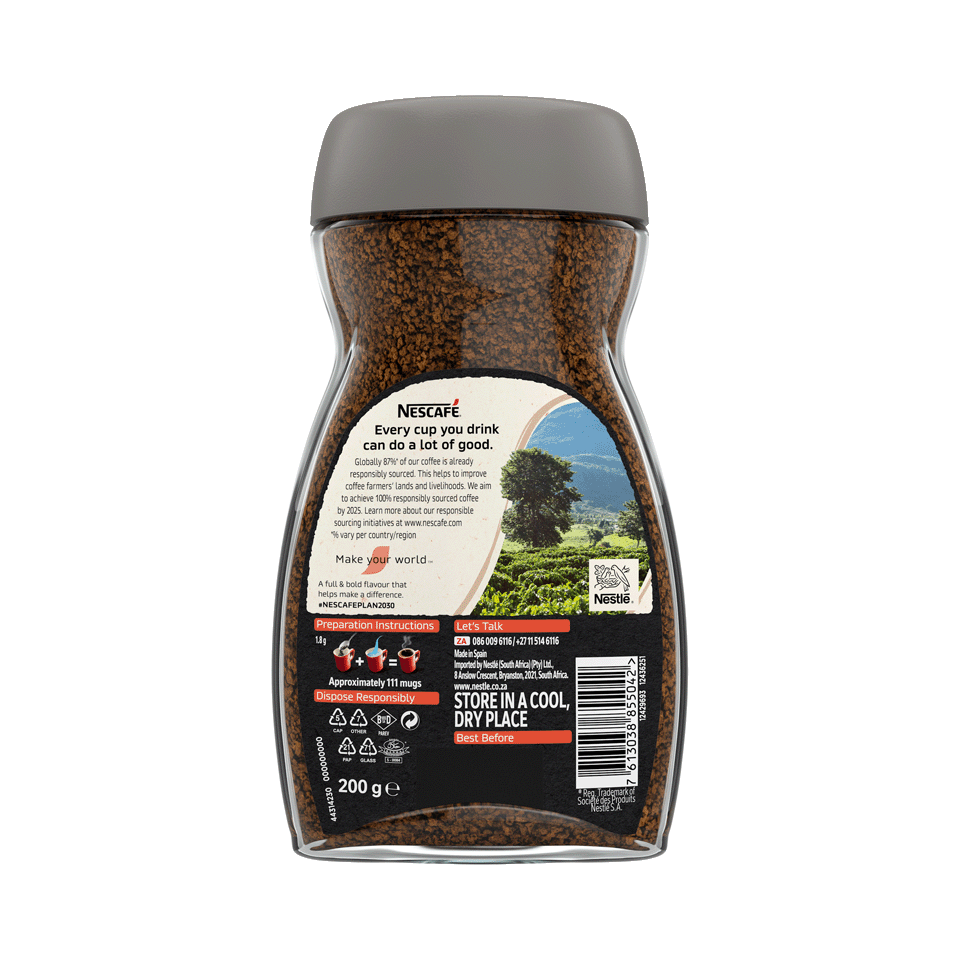 Nescafé black roast coffee