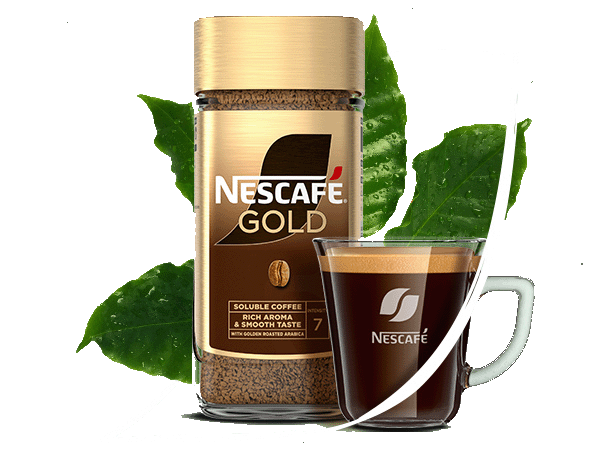 recycled nescafé gold coffee packaging