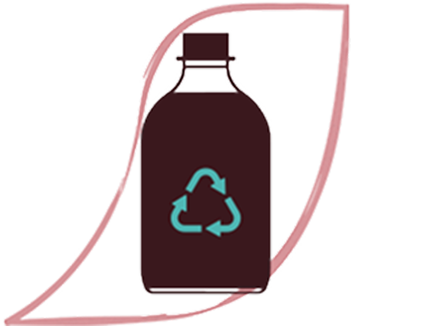 Recyclable espresso concentrate bottle